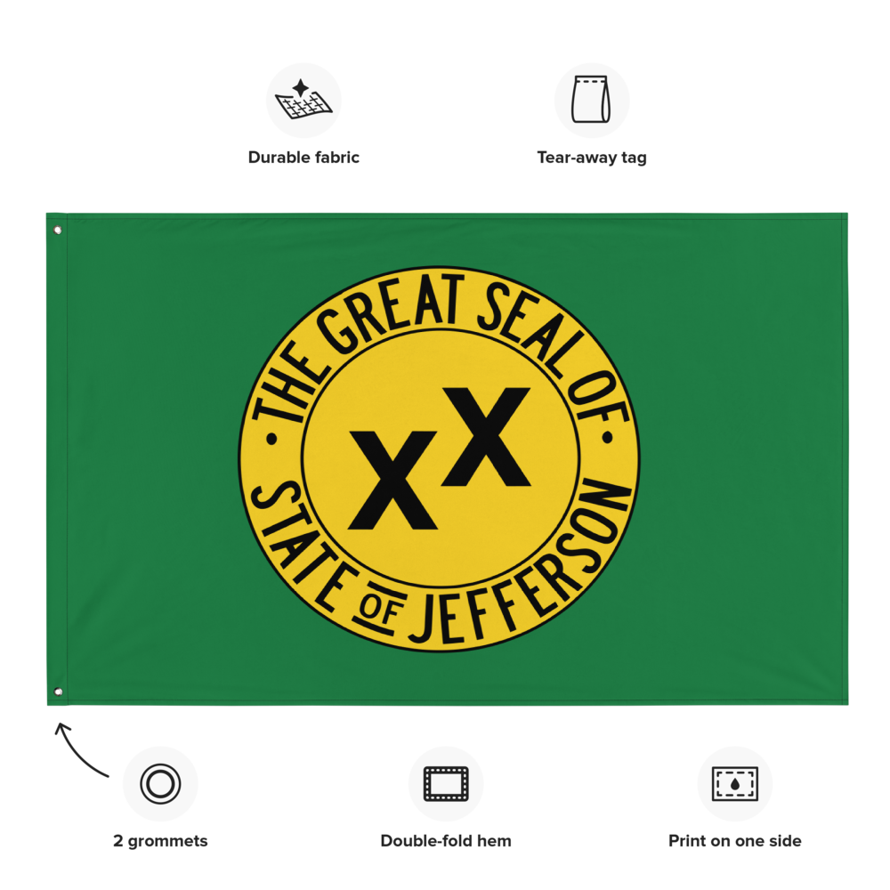 State of Jefferson Flag - One Sided