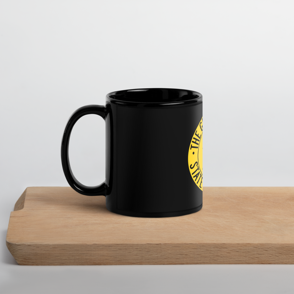 State of Jefferson Black Coffee Mug