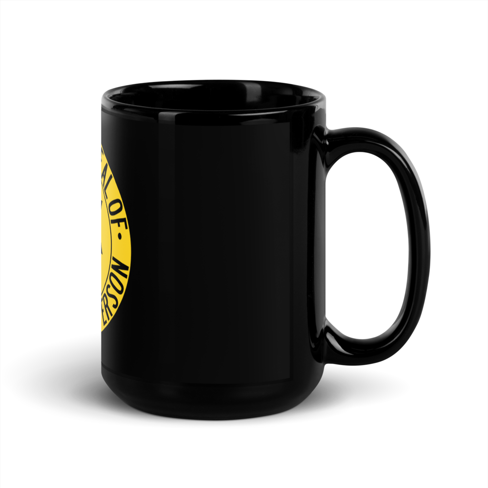 State of Jefferson Black Coffee Mug
