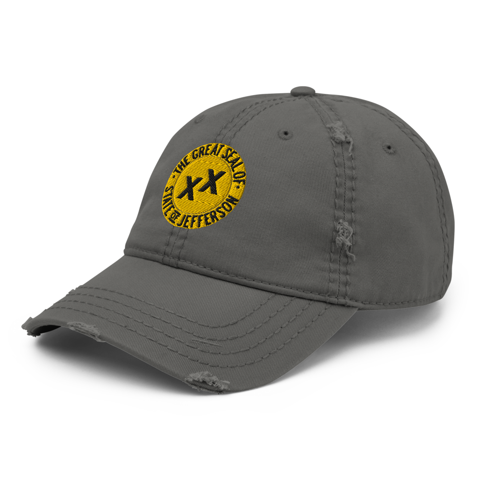 State Jefferson - Distressed Dad Hat