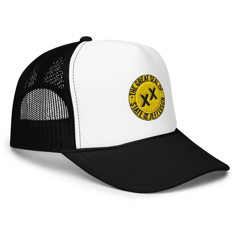 State of Jefferson Embroidered Foam Trucker Hat