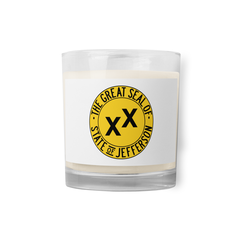 State of Jefferson Glass Jar Soy Wax Candle