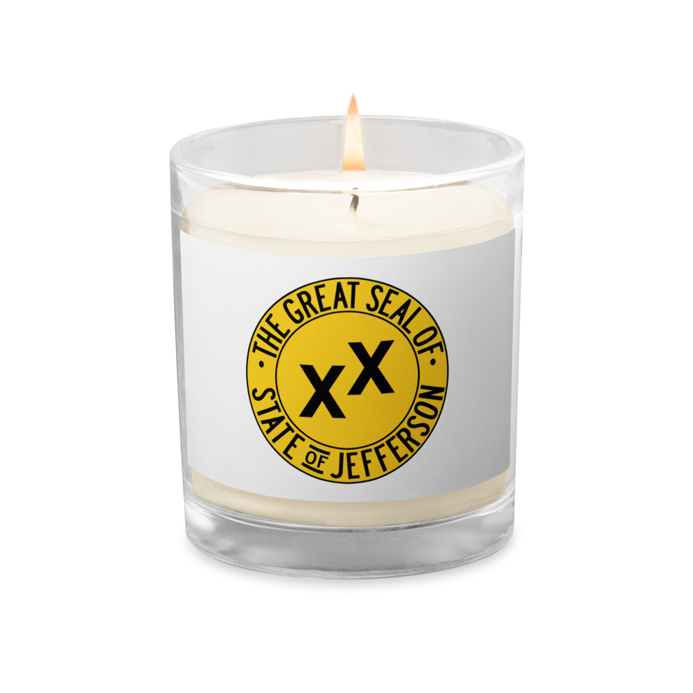 State of Jefferson Glass Jar Soy Wax Candle