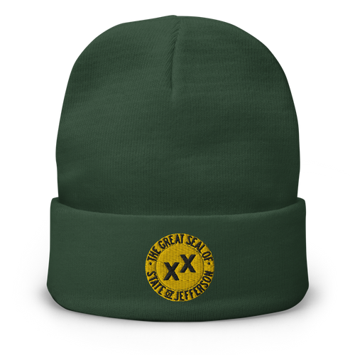 State of Jefferson - Embroidered Beanie