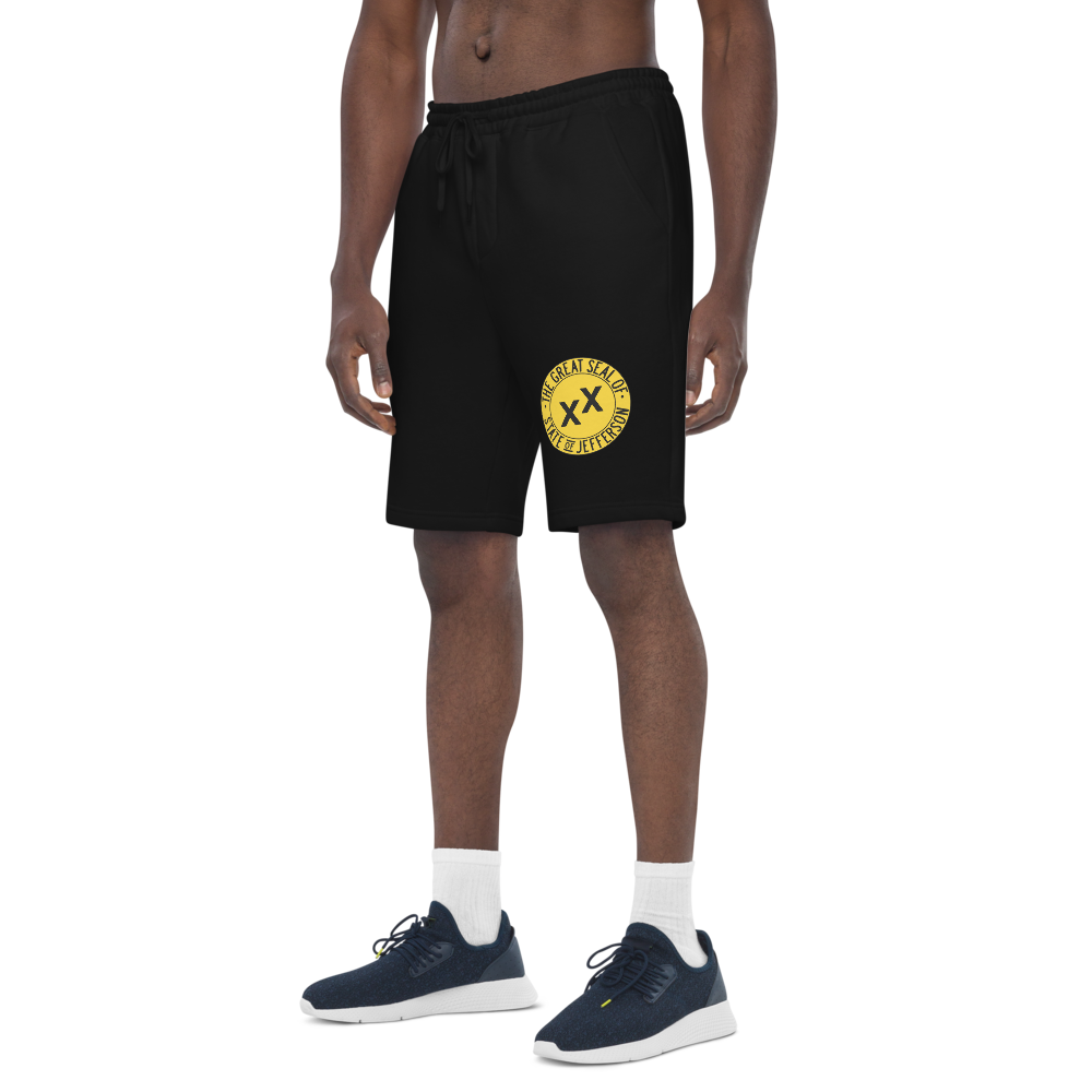 State of Jefferson Black Fleece Shorts