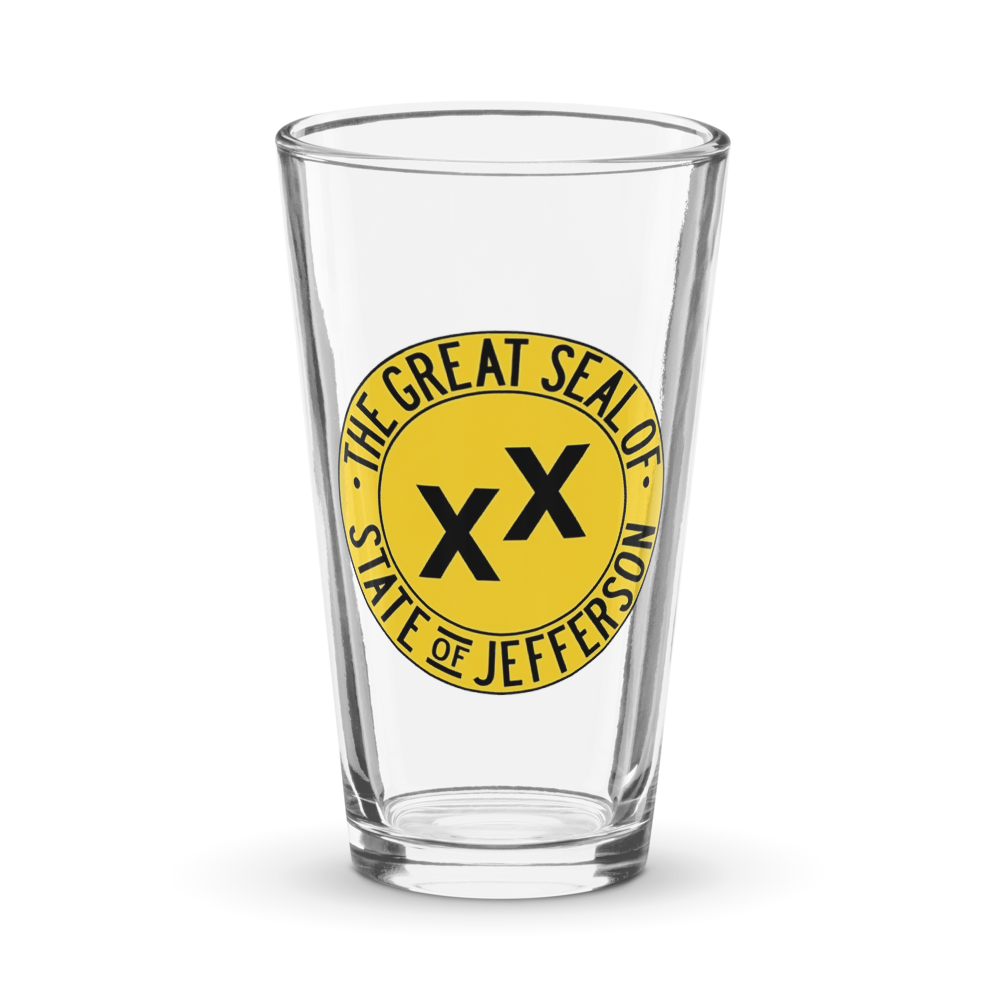 State Jefferson - Shaker pint glass