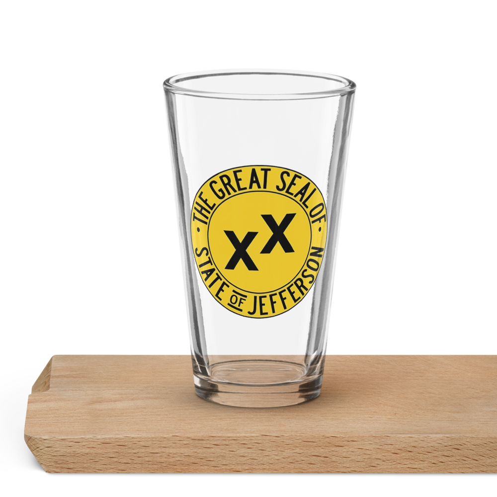 State Jefferson - Shaker pint glass