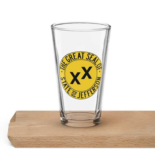 State Jefferson - Shaker pint glass