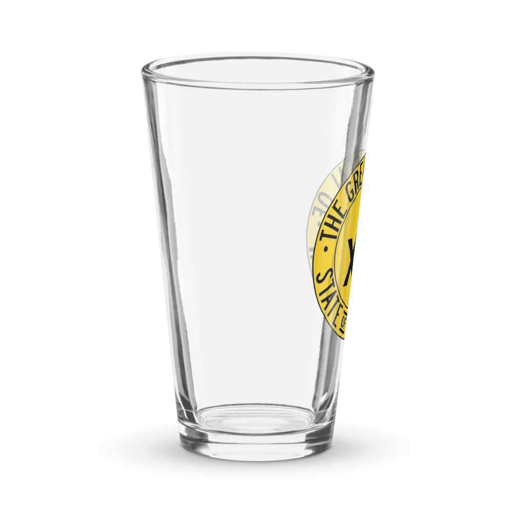 State Jefferson - Shaker pint glass