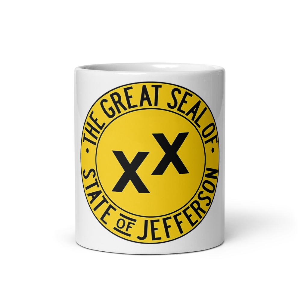 State of Jefferson - White glossy mug