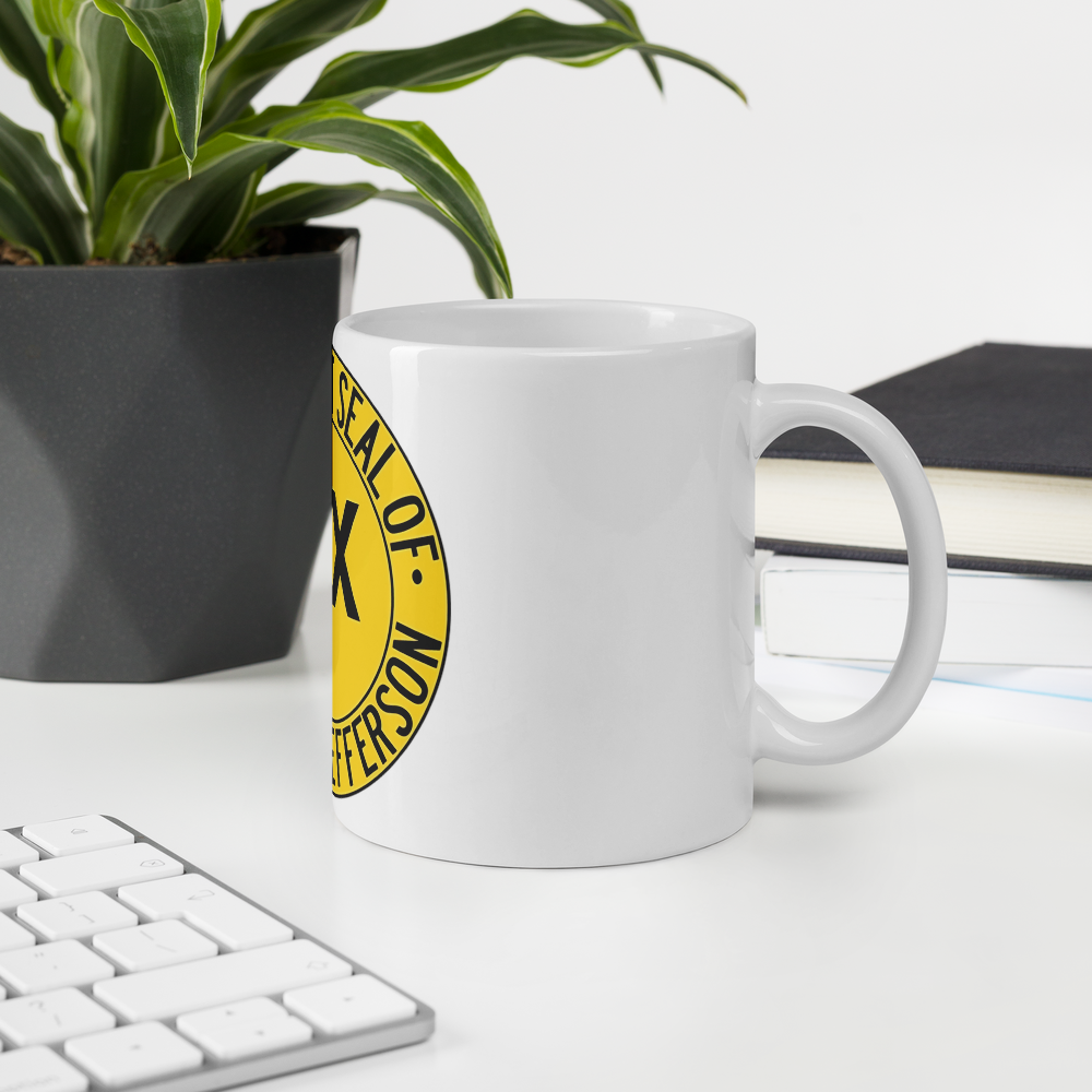 State of Jefferson - White glossy mug