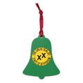State of Jefferson Wooden Liberty Bell Christmas Ornament